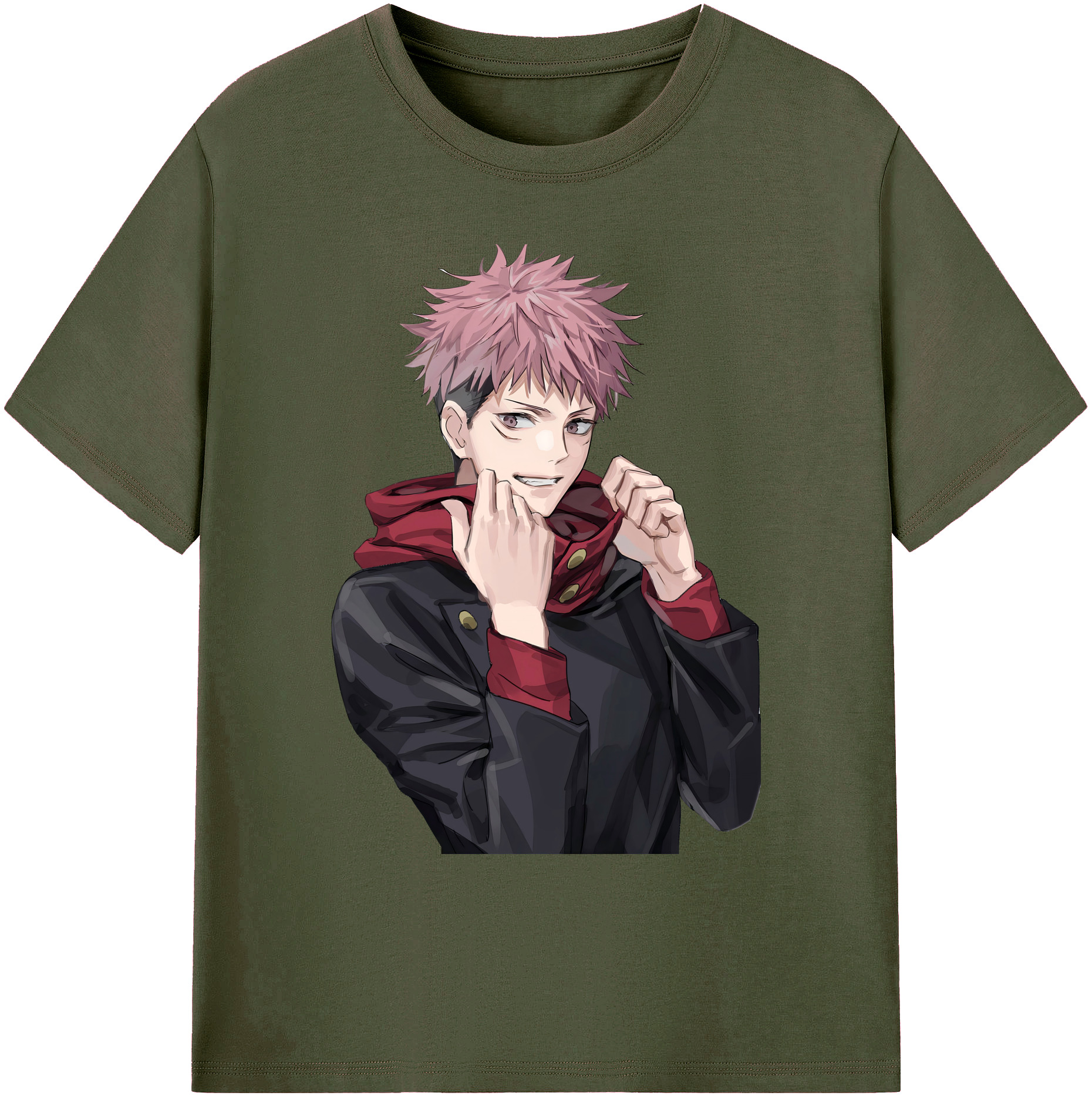 （画像用） 呪術廻戦 Jujutsu Kaisen 綿100％ メンズ半袖Tシャツ｜肌触りやわらか＆通気性